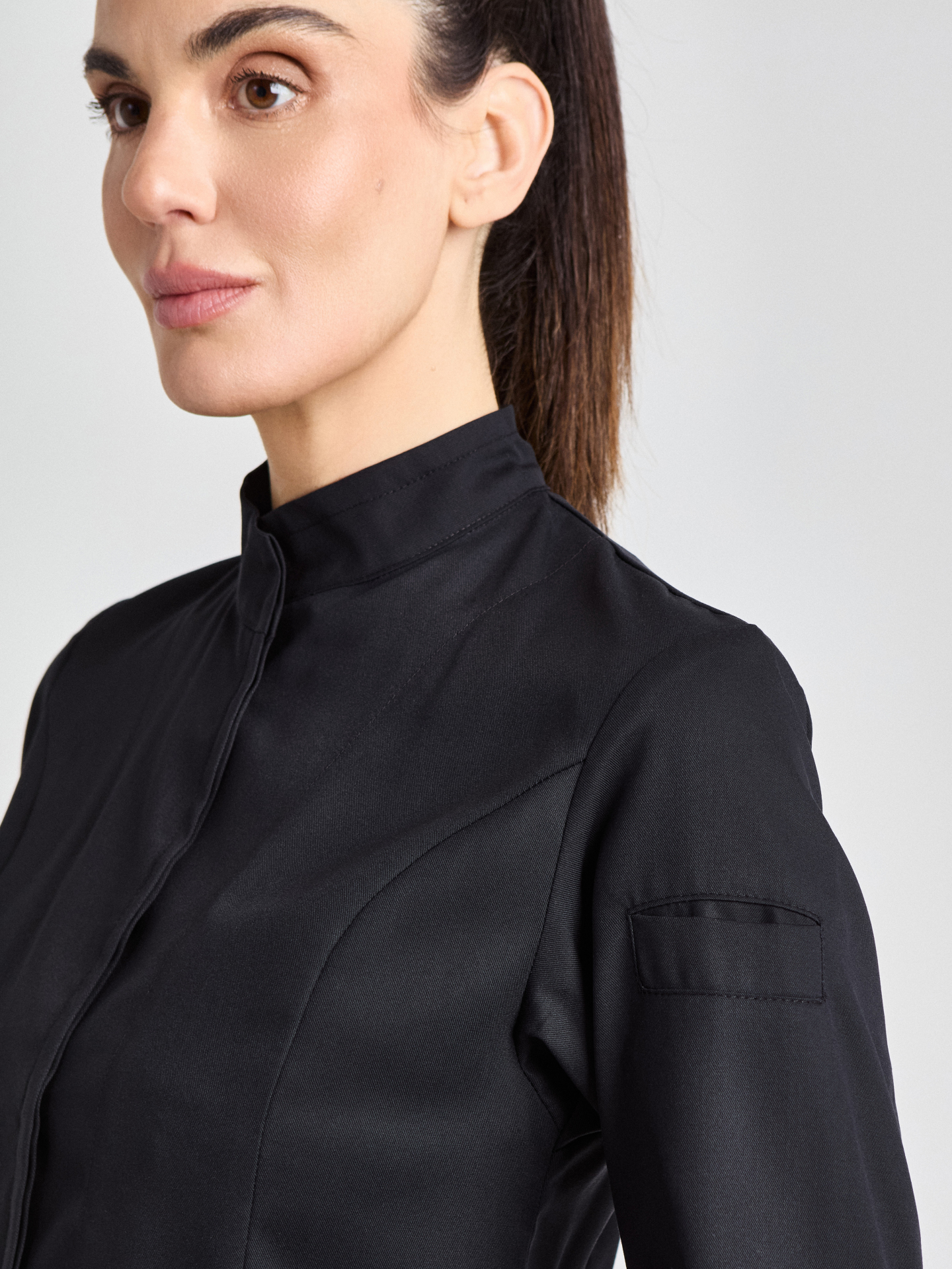 Kochjacke Turin Lady Classic - raven